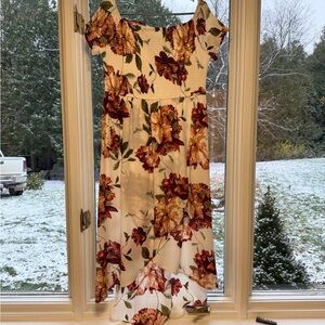 Floral Off-Shoulder Dress